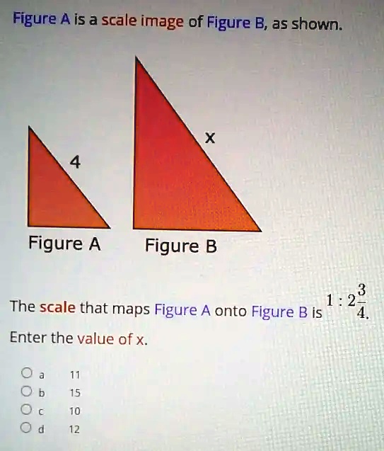 SOLVED: Figure A Is A Scale Image Of Figure B, As Shown; Figure A ...