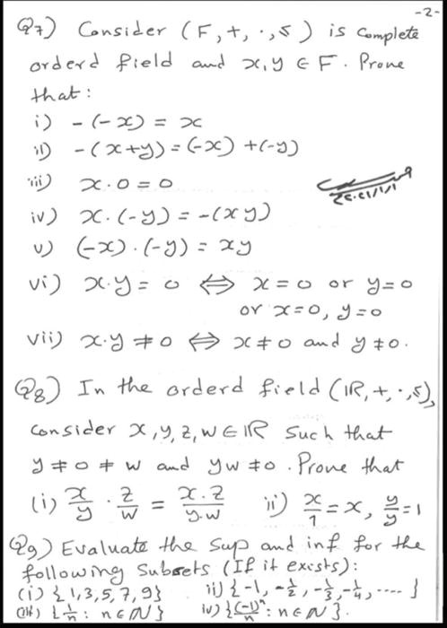 Solved Q Cnsiler F Is Gmplea Ord Cx 4 Pield E D 3 Y C F Rrene Ae 1 2 Dc 0 X 3 6x 3 3 0 0 C