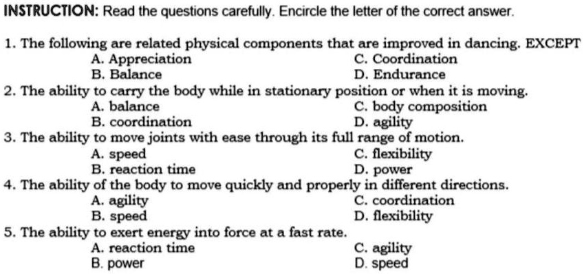 Which Of The Following Statements About Physical Activity Is False SOLVED: Objective: Regularly assess participation in physical