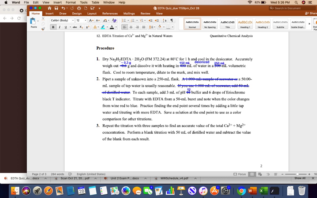 SOLVED The first three procedural steps from the Modified Exp.12 PDF