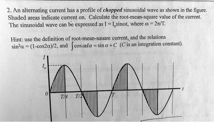 2. An alternating current has a profile of chopped...