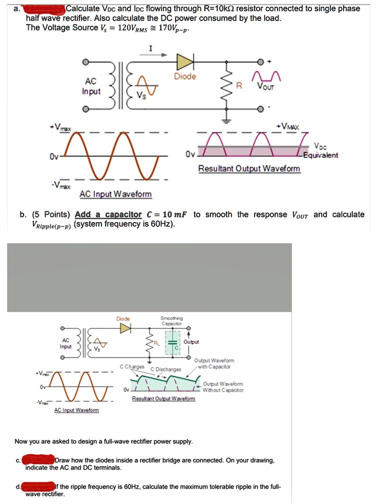 SOLVED Calculate Voc and Ioc flowing through R=10kÎ© resistor