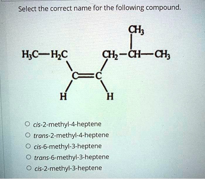 cis 2 methyl 3 heptene structure