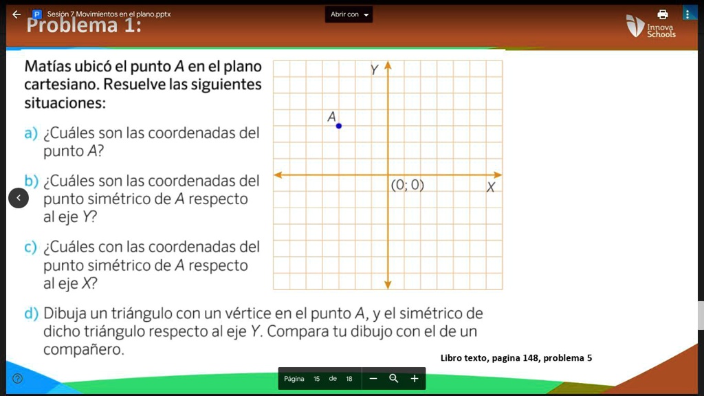 SOLVED: Me Ayudan Dare 25 Puntos Sesion Movimientos Enel Plano Pptx ...