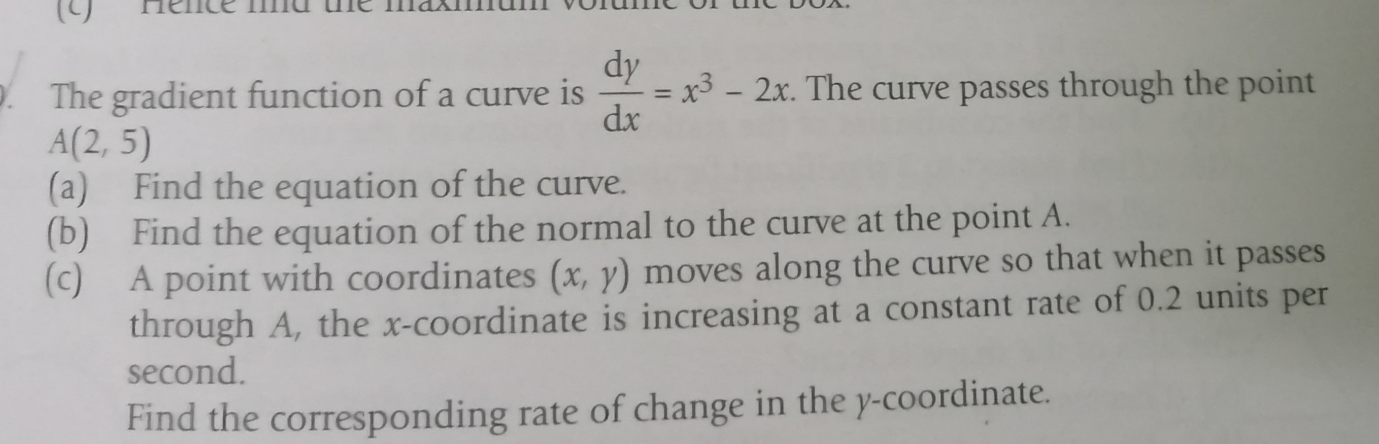 solved-the-gradient-function-of-a-curve-is-d-y-d-x-x-3-2-x-the