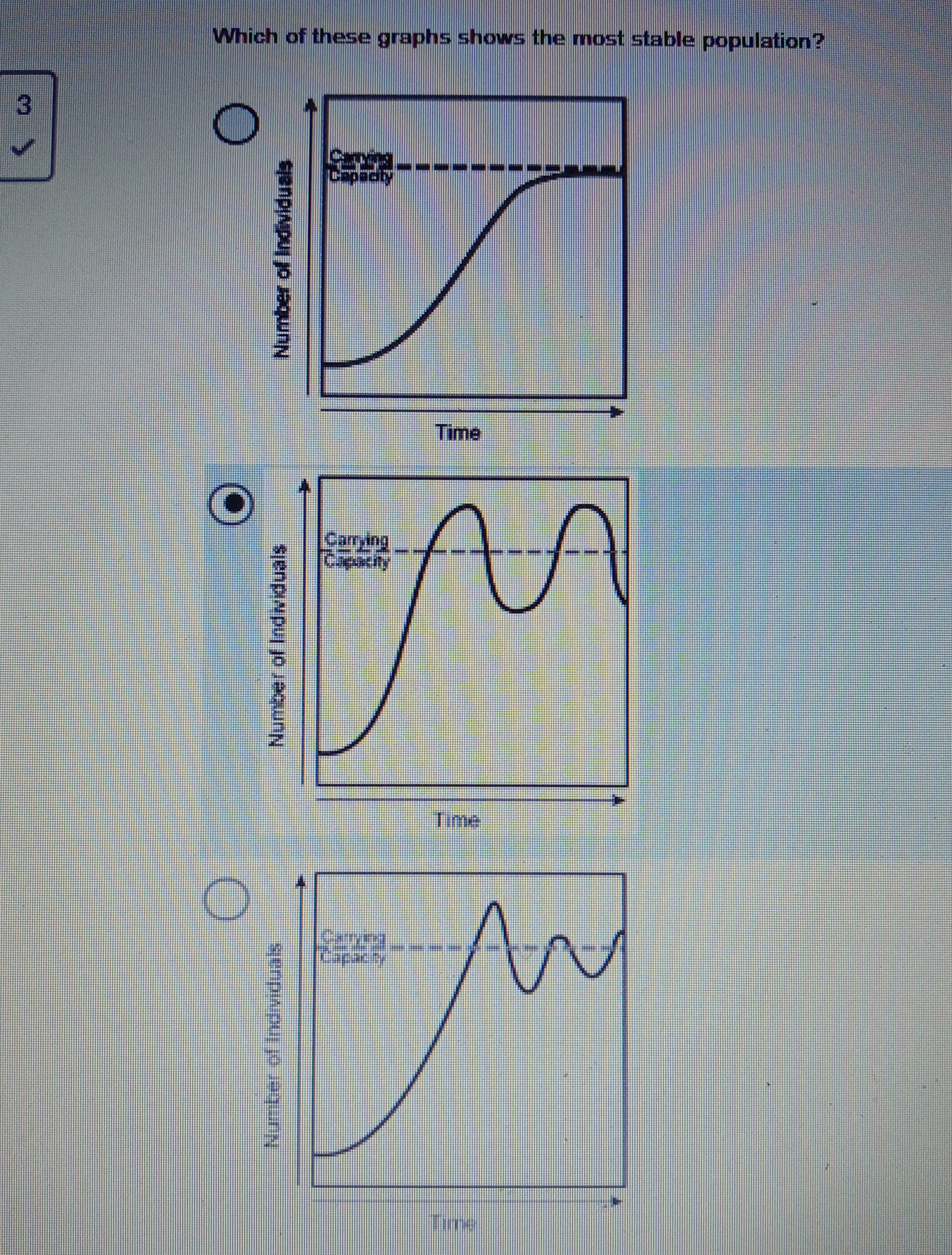 [GET ANSWER] The graph represents the populations of two different ...