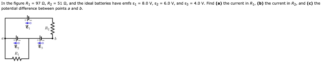 first difference in r – difference function in r –... SOLVED: In the figure R1 97 9, R2 51 Q, and the ideal batteries have ...