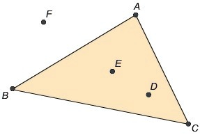 Please help me :( Nestor will rotate triangle ABC 180Â° about one of ...