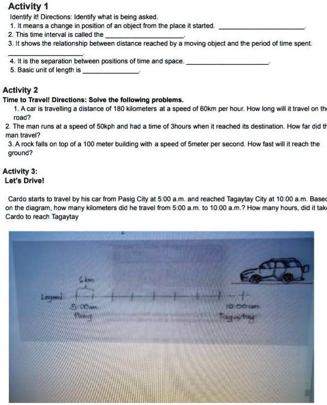 Activity 1 Identify it! Directions: Identify what is being...