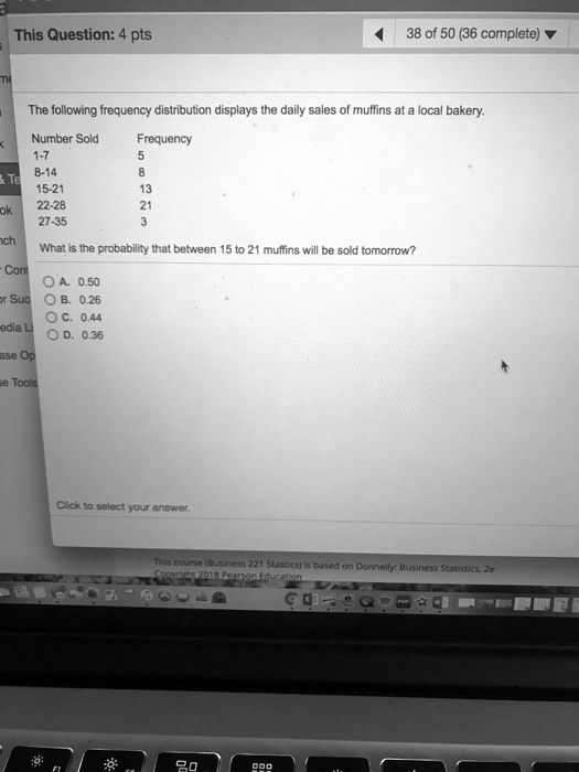 SOLVED: This Question: Pts 38 Of 50 (36 Complete) The Following ...