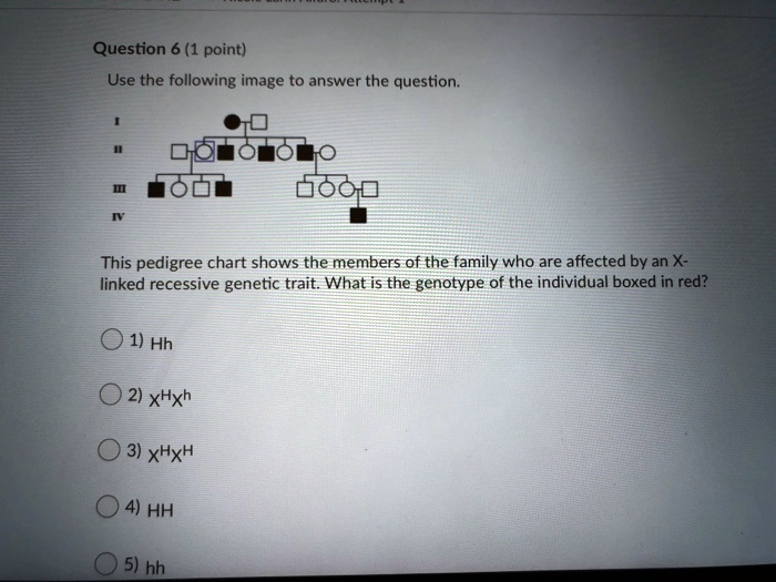 SOLVED: Question 6 (1 point) Use the following image to answer the ...