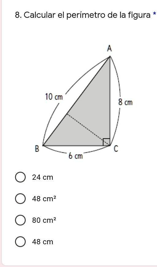 Solved: Calcular El Perímetro De La Figura 8. Calcular El Perímetro De 