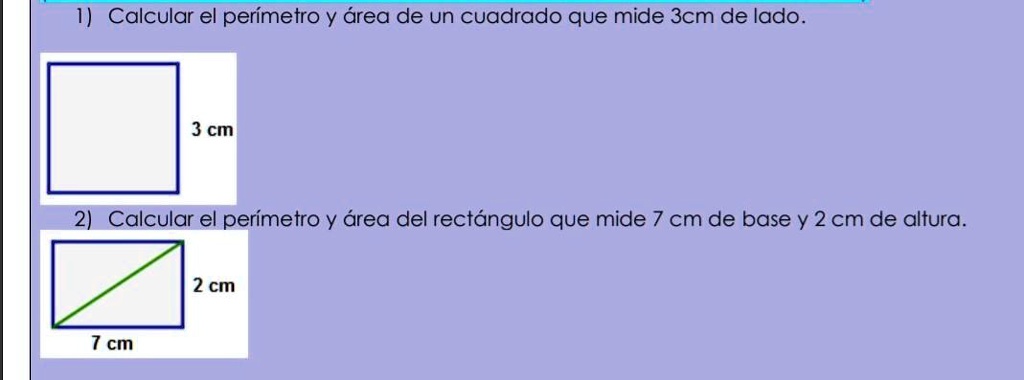 SOLVED: ayuda por favor rapido para hoy doy 5 Calcular el perímetro Y ...