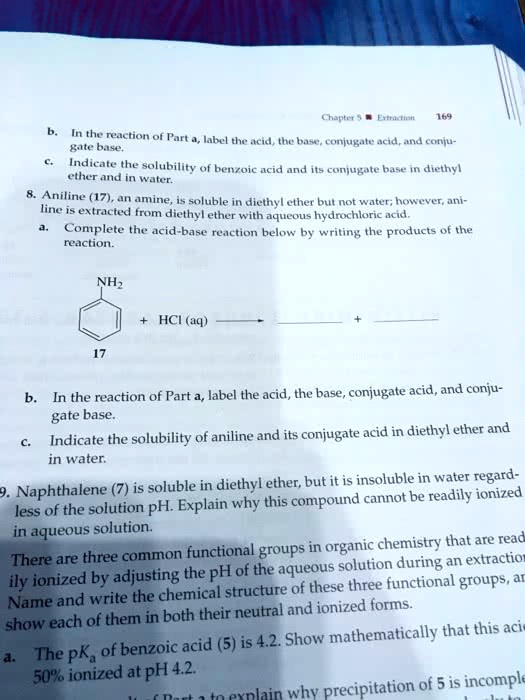 Solved Question 8 Please Chapter 5 â€“ Extraction 169 B In The Reaction Of Part A Label The 9973