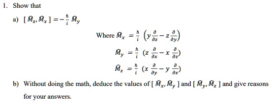 show that mmz f my where mx jz y my mz without doing the math deduce