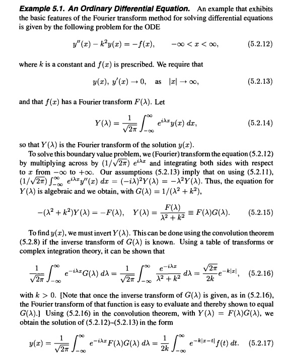 SOLVED: Example 5.1. An Ordinary Differential Equation: An example that ...
