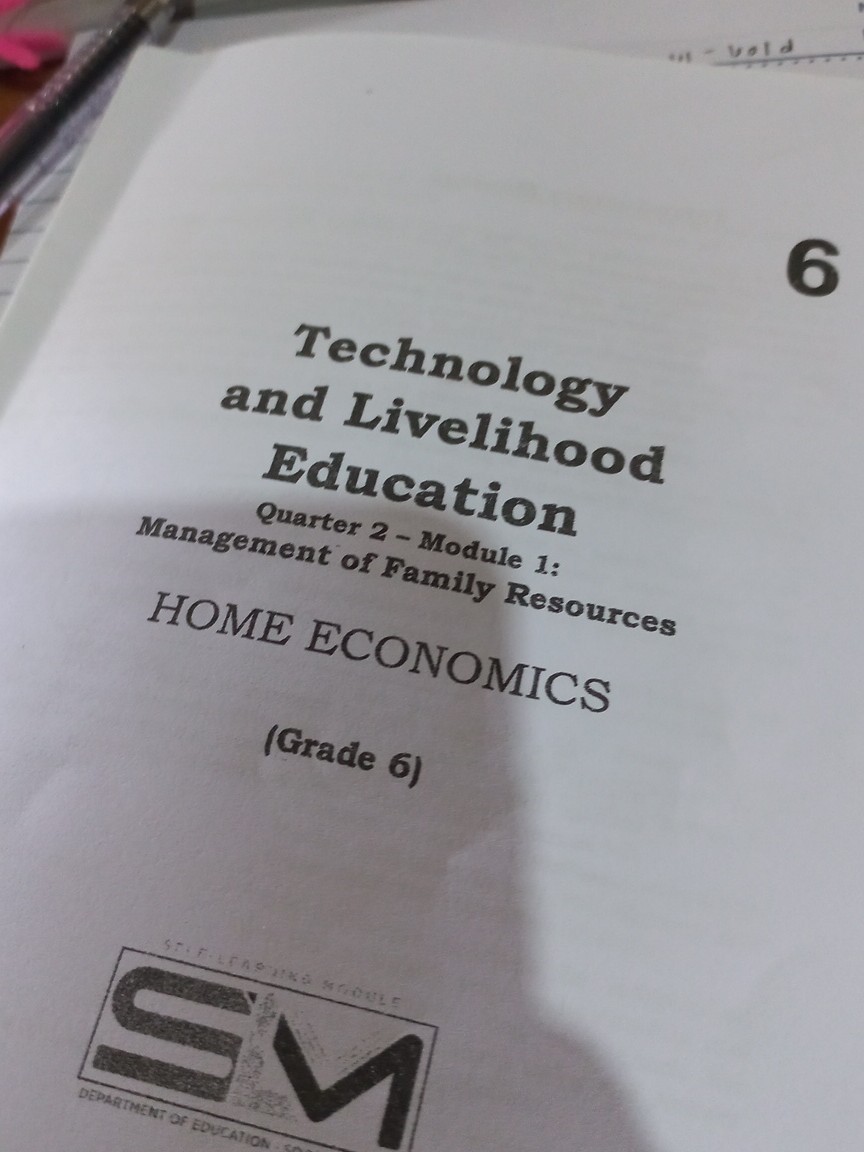 SOLVED: Technology And Livelihood Education Quarter 2-Module 1 ...