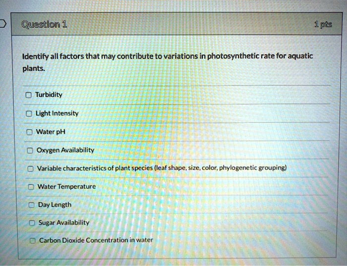 SOLVED Question 1 Identify all factors that may contribute to