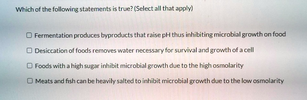 Which Of The Following Statements About Fermentation Is True