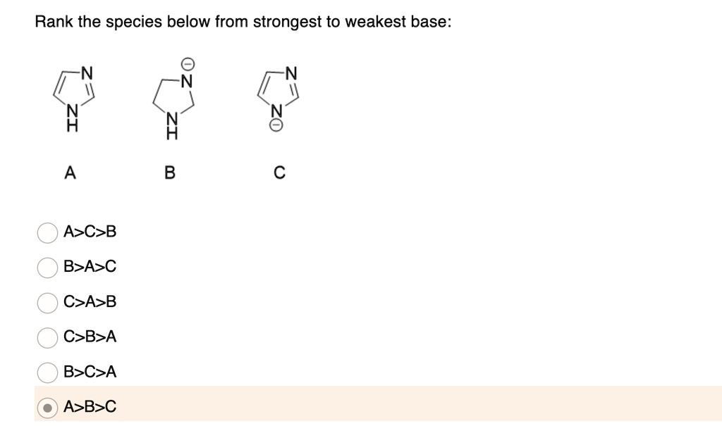 SOLVED Explain Which Is The Correct Answer Rank The Species Below From solved-explain-which-is-the-correct-answer-rank-the-species-below-from