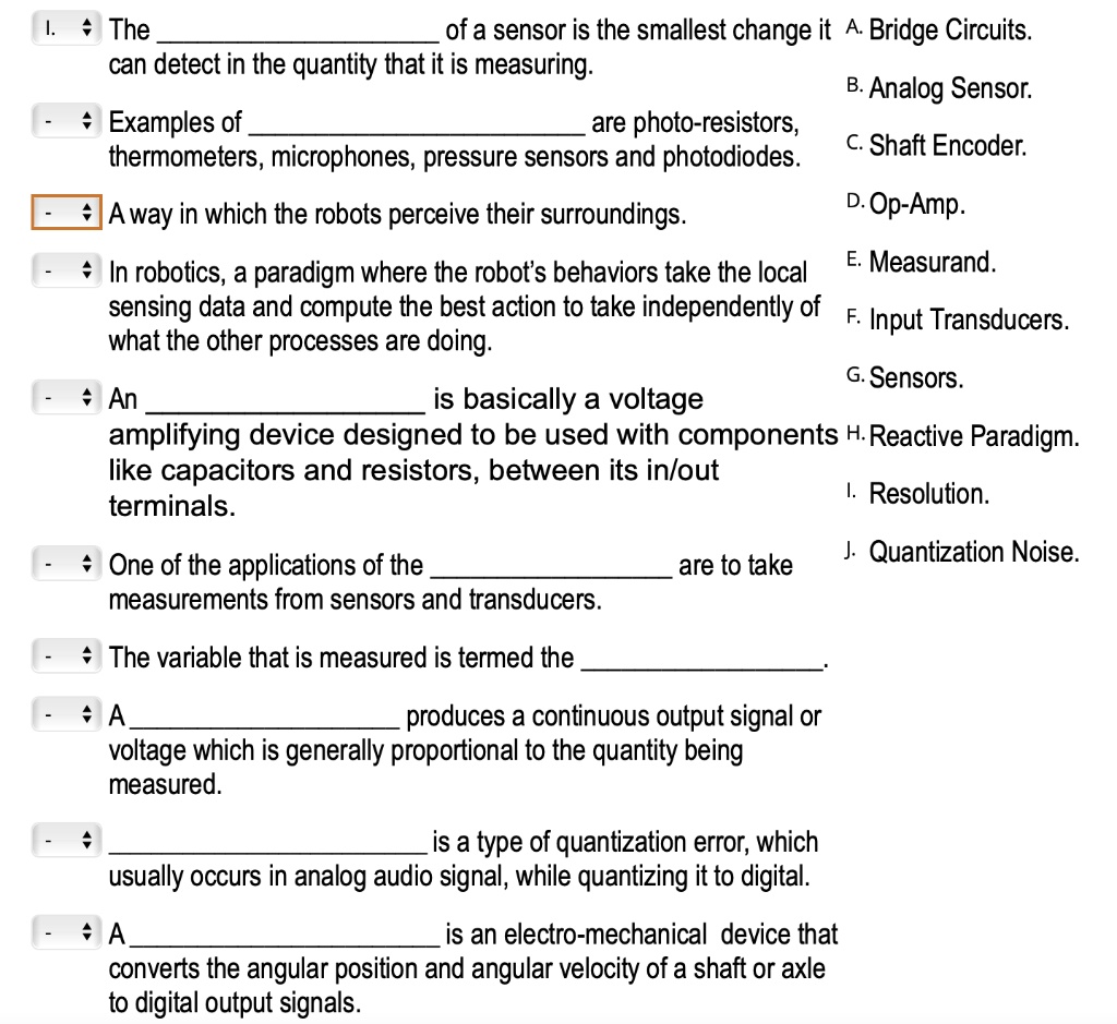 SOLVED: The sensitivity of a sensor is the smallest change it can ...