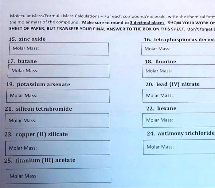 SOLVED Text I need help on calculating molar mass. Could anyone