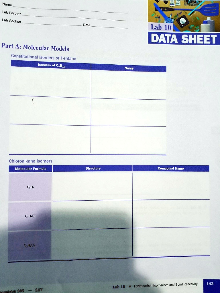 SOLVED: Name: 9e7 Partner: Lab Section: Date: Lab 10 DATA SHEET Part A ...