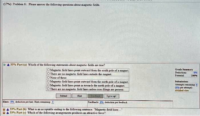 Which Of The Following Statements About Magnetic Fields Are True www.numerade.com