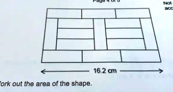 Work out the area of the shape.