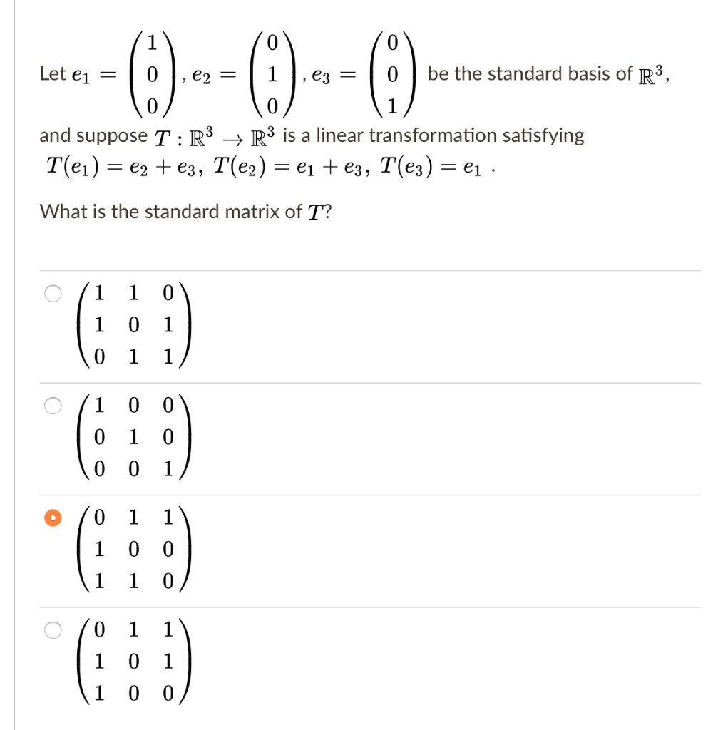 e1 e2 e3 linear algebra