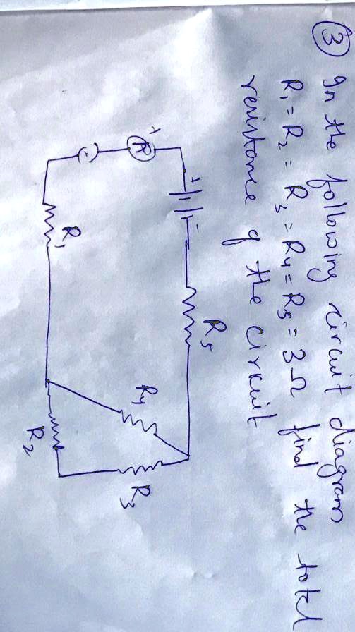 SOLVED: 'In the following circuit diagram