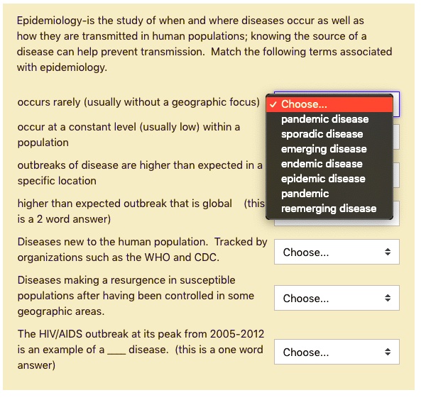 SOLVED Epidemiologyis the study of when and where diseases occur as