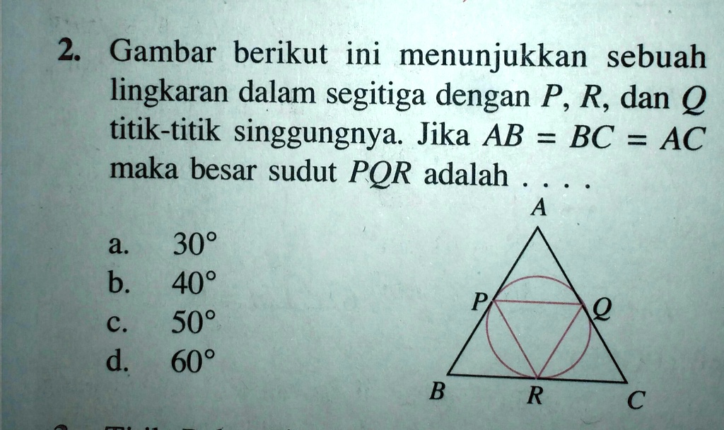 SOLVED: Kak Tolong No 2 Pakai Caranya Makasih 2. Gambar Berikut Ini ...