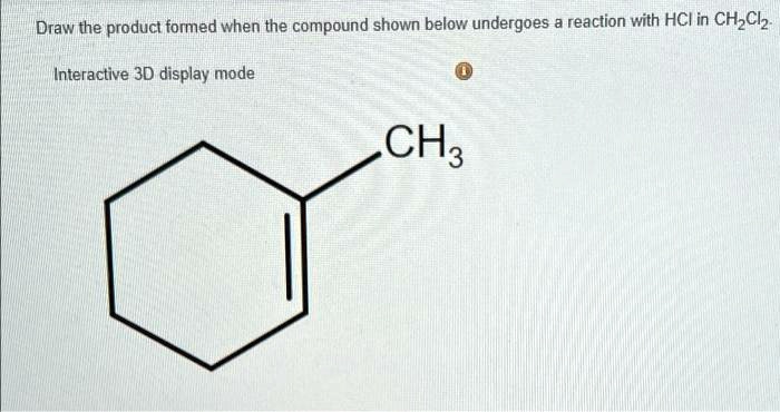 SOLVED: Draw the product formed when the compound shown below undergoes ... image.