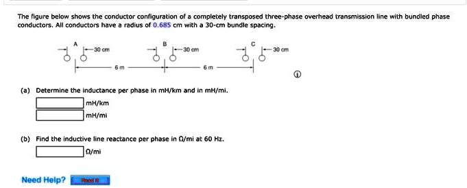 Solved: The Figure Below Shows The Conductor Configuration Of A 