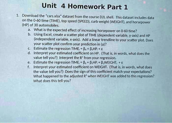 SOLVED: Texts: Unit 4 Homework Part 1 1. Download the 