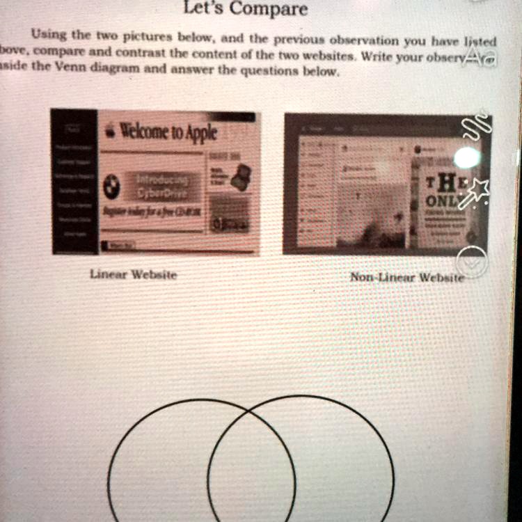 compare and contrast website