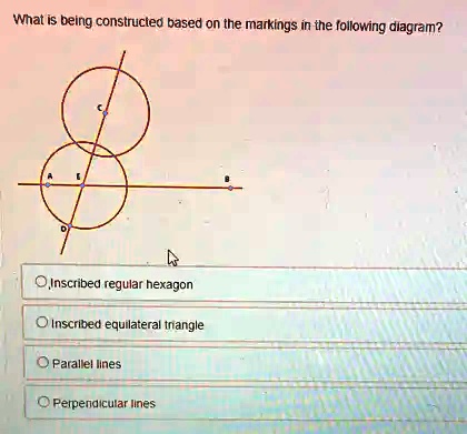 SOLVED: What is being constructed based on the markings in the ...