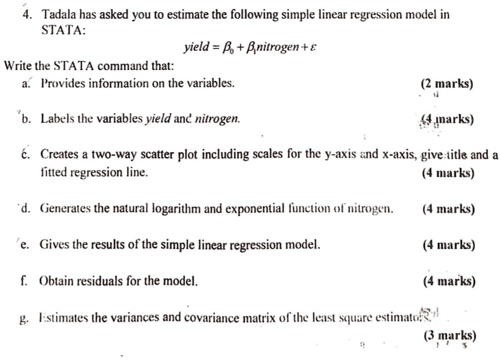 solved-tadala-has-asked-you-to-estimate-the-following-simple-linear