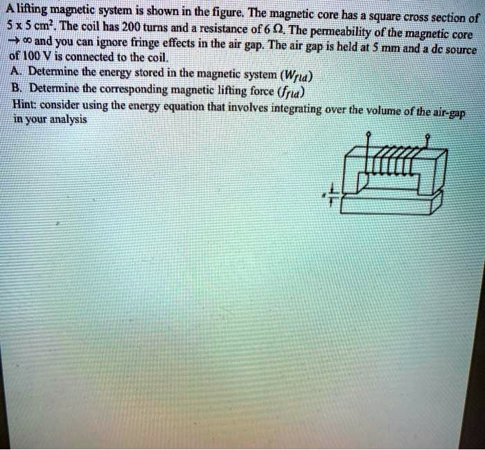 SOLVED A lifting system is shown in the figure. The