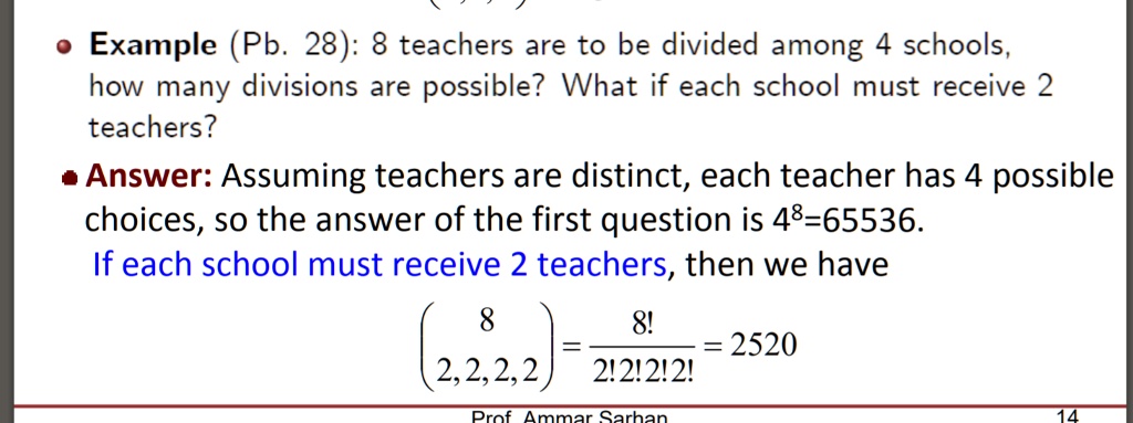 solved-example-pb-28-8-teachers-are-to-be-divided-among-4-schools