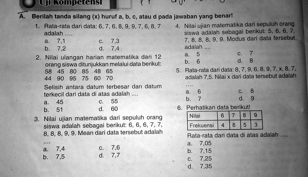 SOLVED: Plis Jawab DENGAN CARA NYA Sebelum Nya Terimakasih 1-6 UI ...