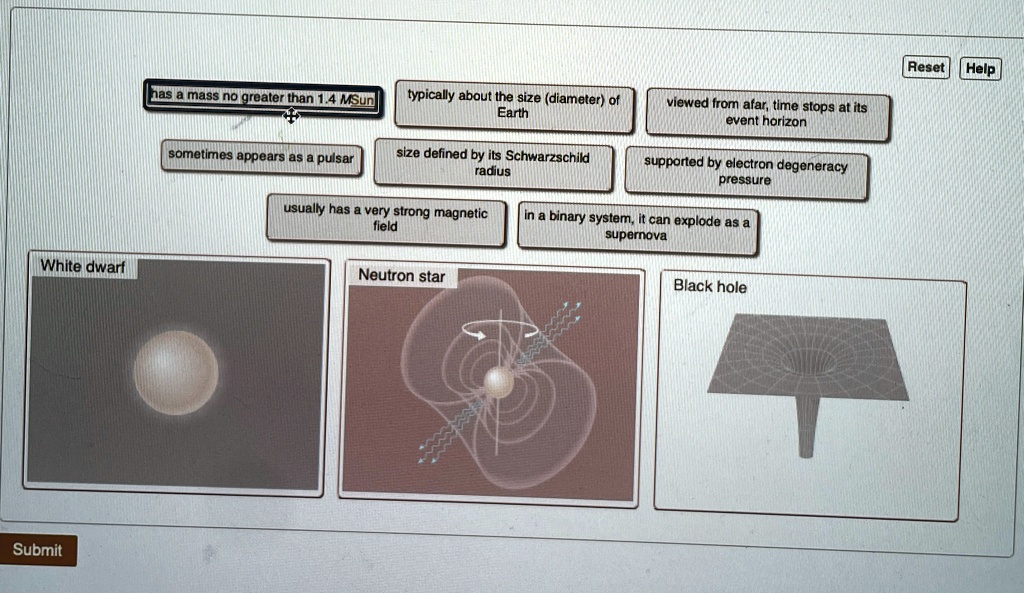 white dwarf has a mass no greater than 14 msun sometimes appears as a