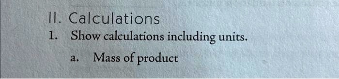 Solved A Mass Of Product