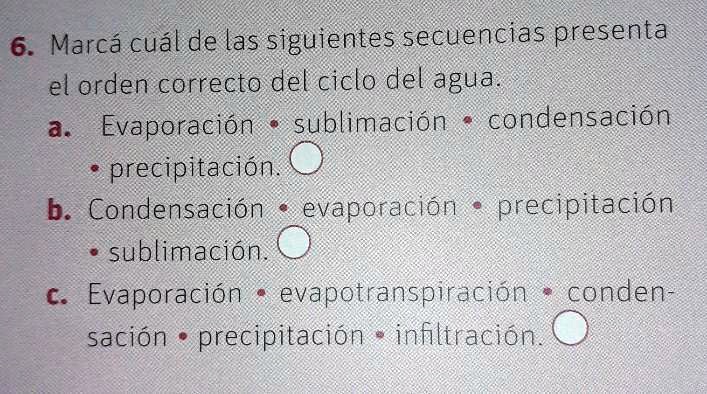 SOLVED: Ayuden Es Facil Pero No Lose 6. Marcá Cuál De Las Siguientes ...