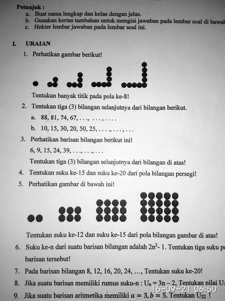 SOLVED: Jawab Yee Ga Ngerti Saya Kak? Petunjuk Buat Nama Lengkap Dan ...