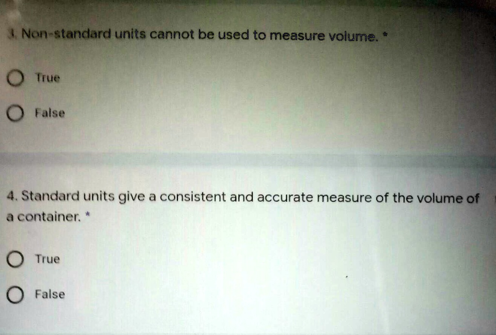 Please answer correctly Nonstandard units cannot be used to measure
