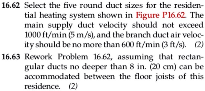 What Should The Velocity Be In My Heat Duct