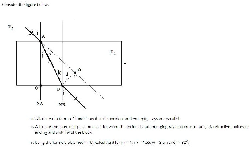 SOLVED: Consider the figure below: n^2 NB Calculate in terms of i and ...