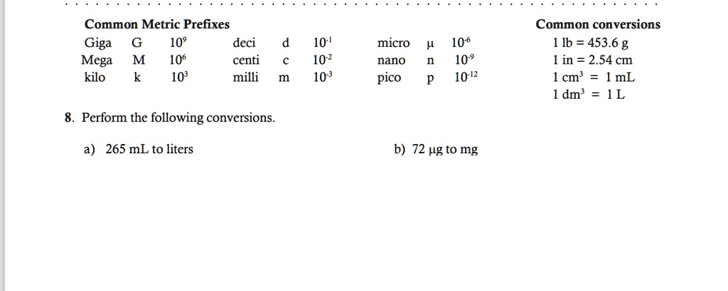 solved-common-metric-prefixes-giga-10-deci-mega-m-106-centi-kilo-103